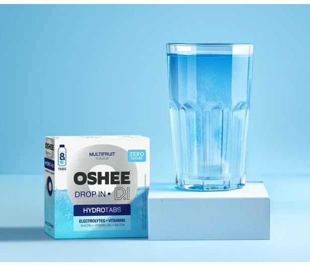 OSHEE Tabletki musujące DROP IN Hydrotabs Electrolytes & Vitamins - 1546746 - zdjęcie 2